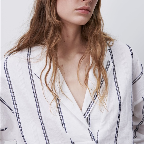 Zara striped cotton shirt - Picture 3 of 6